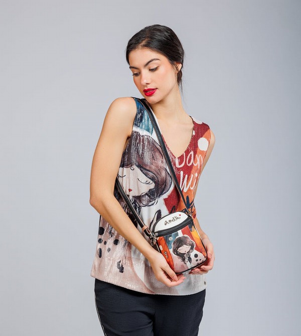 Bolsas Hombro Anekke Mini Oval Alma | 530XKAHDT