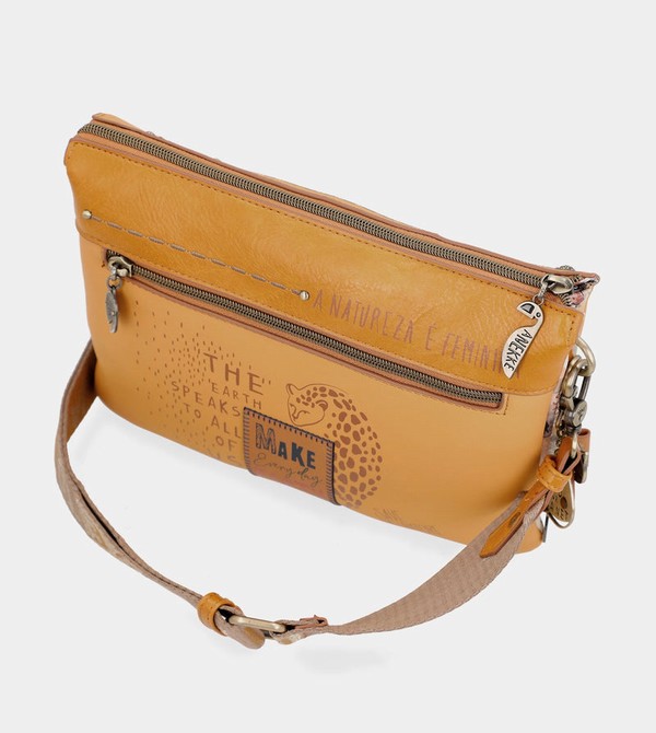 Bolsas Hombro Anekke Nature Pachamama Ochre With Two Compartments | 865SQNRHM