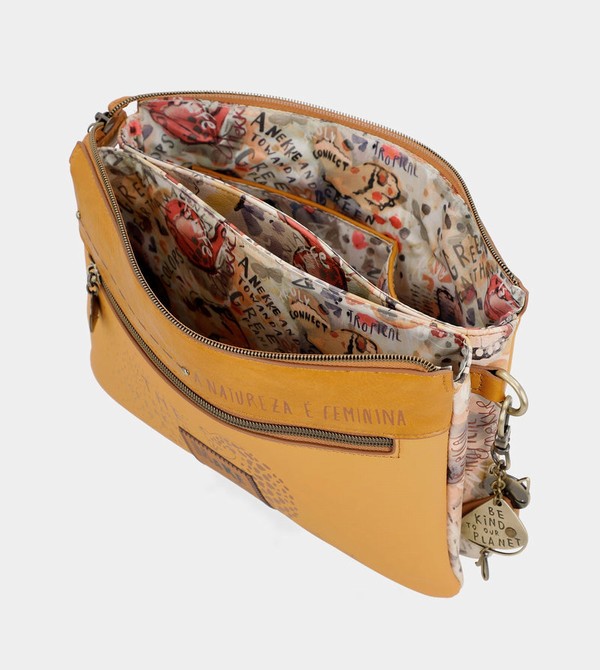 Bolsas Hombro Anekke Nature Pachamama Ochre With Two Compartments | 865SQNRHM