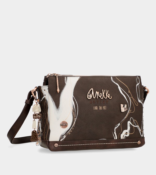 Bolsas Hombro Anekke Nature Shodō Brown 3 Compartment Messenger Brown | 192ADSLJI