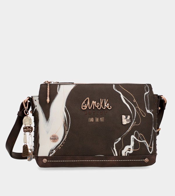 Bolsas Hombro Anekke Nature Shodō Brown 3 Compartment Messenger Brown | 192ADSLJI