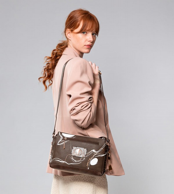 Bolsas Hombro Anekke Nature Shodō Brown 3 Compartment Messenger Brown | 192ADSLJI