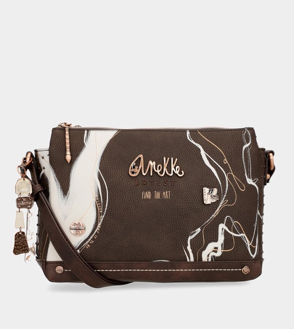 Bolsas Hombro Anekke Nature Shodō Brown 3 Compartment Messenger Brown | 192ADSLJI