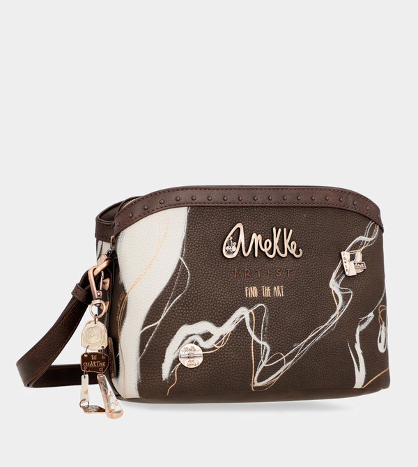 Bolsas Hombro Anekke Nature Shodō Brown 3 Compartments | 489VYUQOL