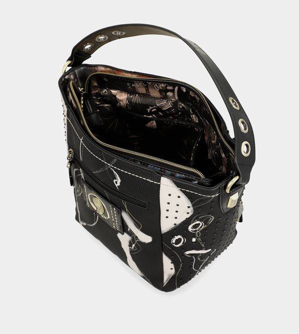 Bolsas Hombro Anekke Nature Shodō Medium Black | 248OVZWUM