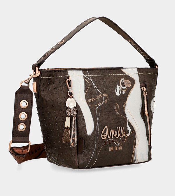Bolsas Hombro Anekke Nature Shodō Medium Brown | 064YUCFTE