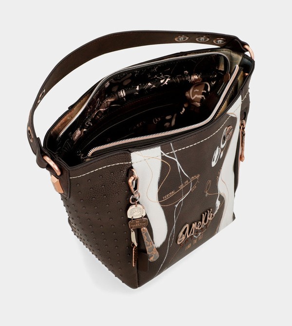 Bolsas Hombro Anekke Nature Shodō Medium Brown | 064YUCFTE