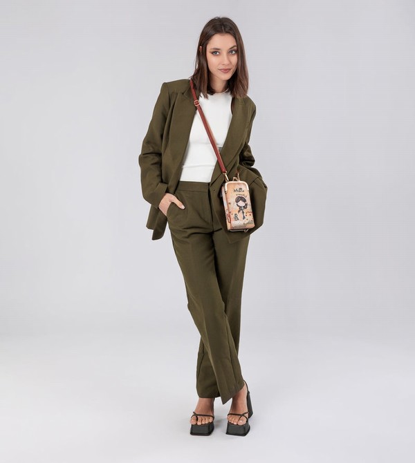 Bolsas Hombro Anekke Peace & Love Camel 3-in-1 Rfid | 589WXBIAJ