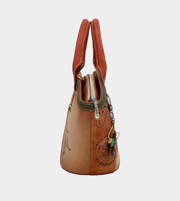 Bolsas Hombro Anekke Peace & Love Camel Basket | 381GYKZVF