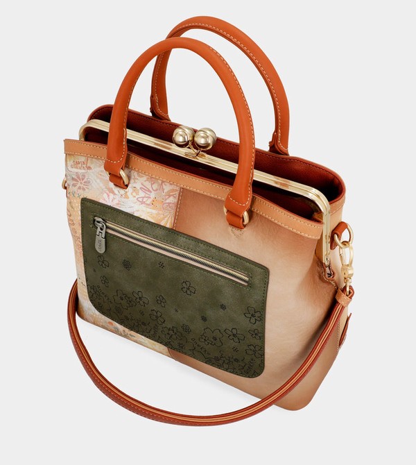 Bolsas Hombro Anekke Peace & Love Camel Kiss Clasp | 387SIXAQU