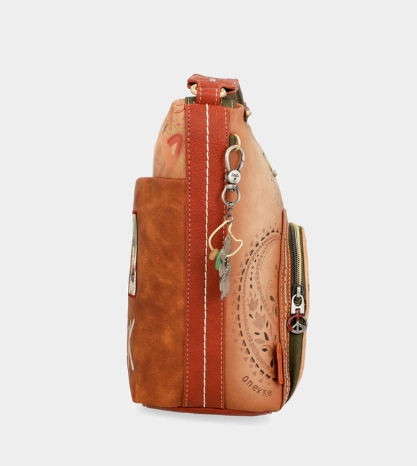Bolsas Hombro Anekke Peace & Love Camel Large | 547EAOSHN
