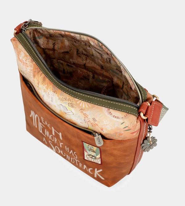 Bolsas Hombro Anekke Peace & Love Camel Large | 547EAOSHN