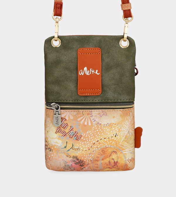 Bolsas Hombro Anekke Peace & Love Camel Mini | 174JRXNDH