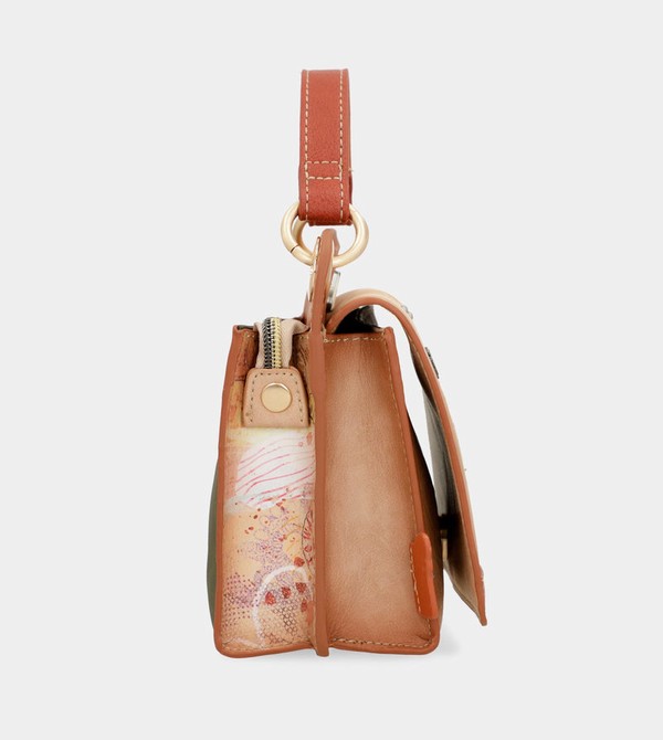 Bolsas Hombro Anekke Peace & Love Camel Mini | 053NCETQV