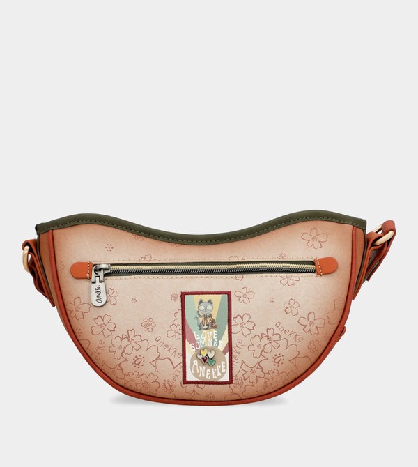 Bolsas Hombro Anekke Peace & Love Camel Oval | 509SICNVG