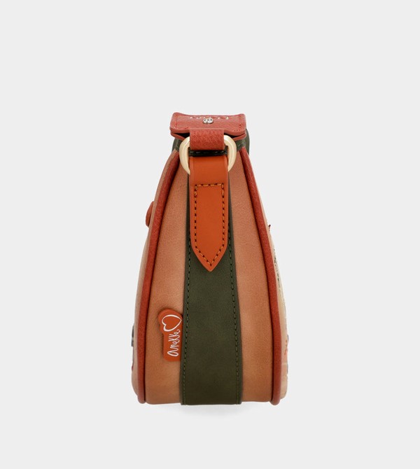 Bolsas Hombro Anekke Peace & Love Camel Oval | 509SICNVG