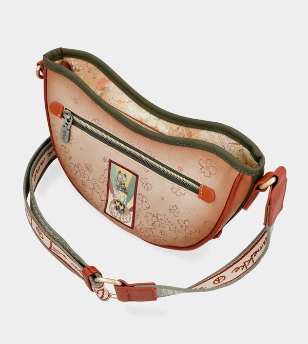 Bolsas Hombro Anekke Peace & Love Camel Oval | 509SICNVG
