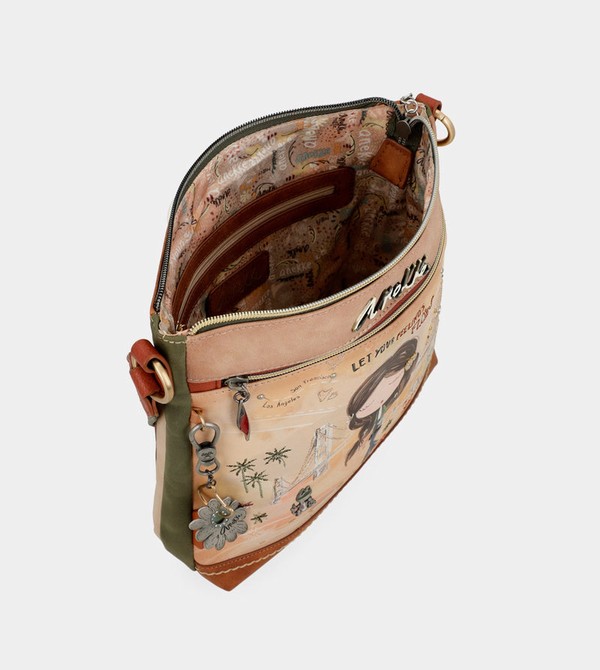 Bolsas Hombro Anekke Peace & Love Camel Square | 824UVBQNK