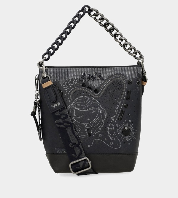 Bolsas Hombro Anekke Studio Navy Blue Medium | 632OBEWVT