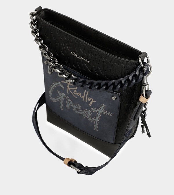 Bolsas Hombro Anekke Studio Navy Blue Medium | 632OBEWVT
