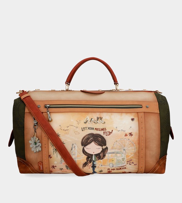 Bolsas de Viaje Anekke Peace & Love Camel Travel | 809ZGTHCF