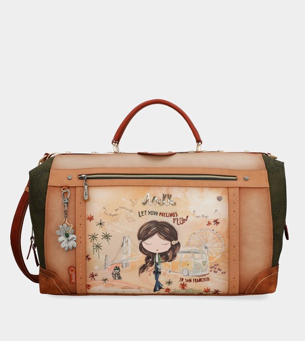 Bolsas de Viaje Anekke Peace & Love Camel Travel | 809ZGTHCF