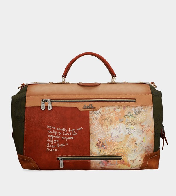 Bolsas de Viaje Anekke Peace & Love Camel Travel | 809ZGTHCF