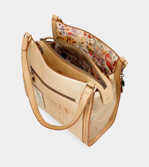 Bolso Tote Anekke Nature Pachamama Golden | 836ZALJQU