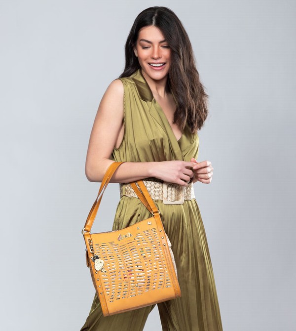 Bolso Tote Anekke Nature Pachamama Ochre | 238HGTRKB