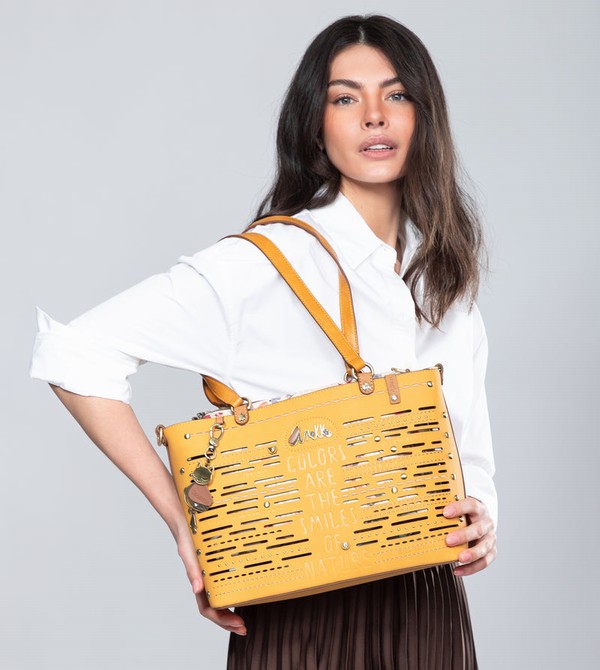 Bolso Tote Anekke Nature Pachamama Ochre Large | 509VHKBJF