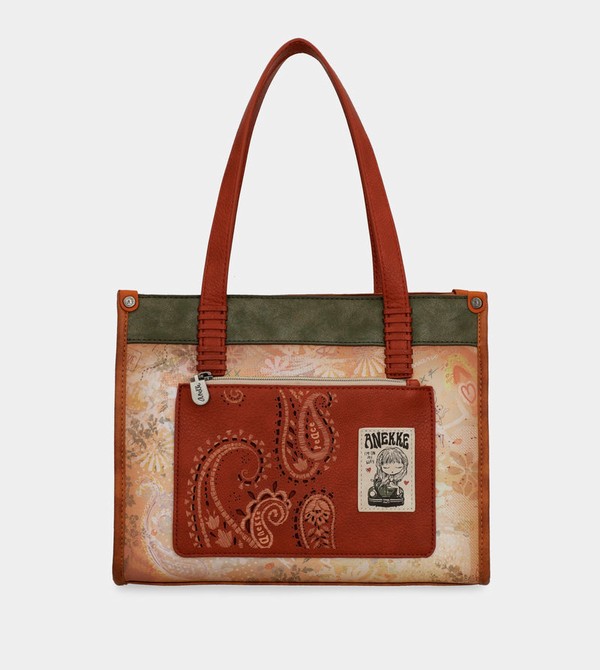 Bolso Tote Anekke Peace & Love Camel | 962FUEPDX