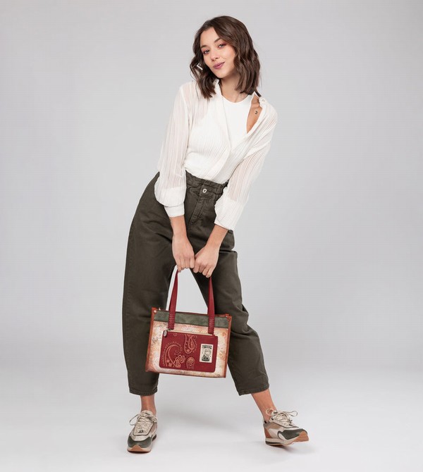 Bolso Tote Anekke Peace & Love Camel | 962FUEPDX