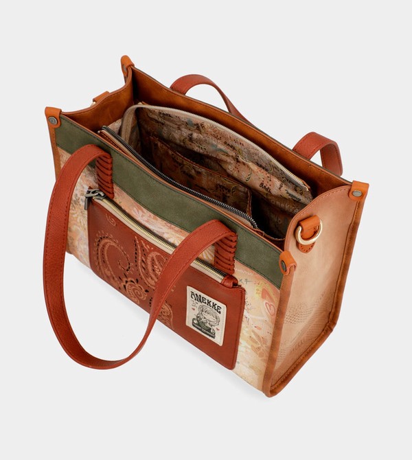 Bolso Tote Anekke Peace & Love Camel | 962FUEPDX