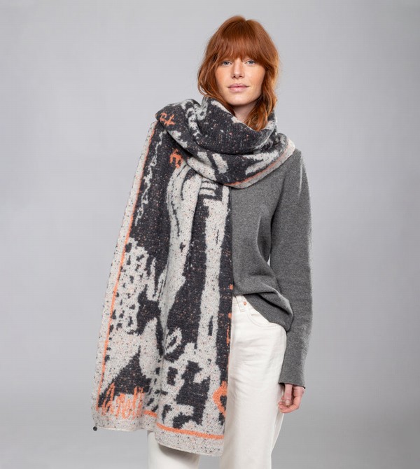Bufanda Anekke Black And White Contemporary. | 351YUVZQI