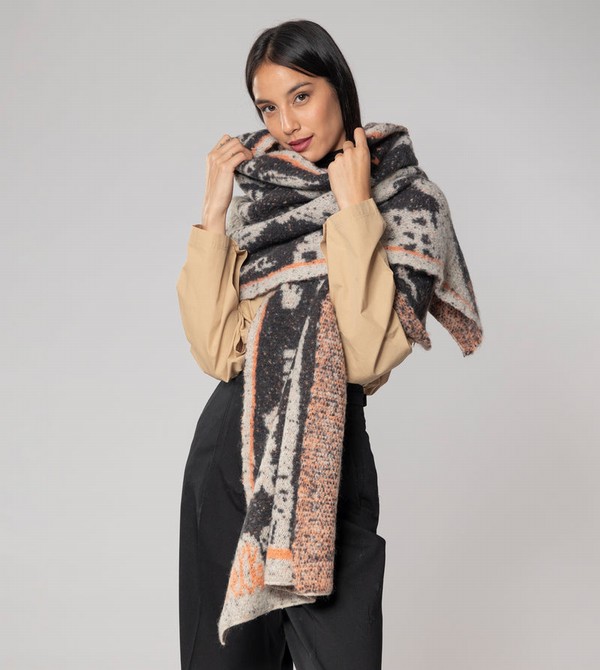 Bufanda Anekke Black And White Contemporary. | 351YUVZQI