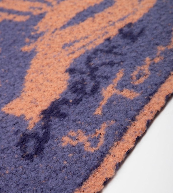 Bufanda Anekke Blue And Terracotta Contemporary. | 675VNYUBT