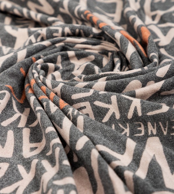 Bufanda Anekke Pashmina Logo Brown | 635HOGRYQ