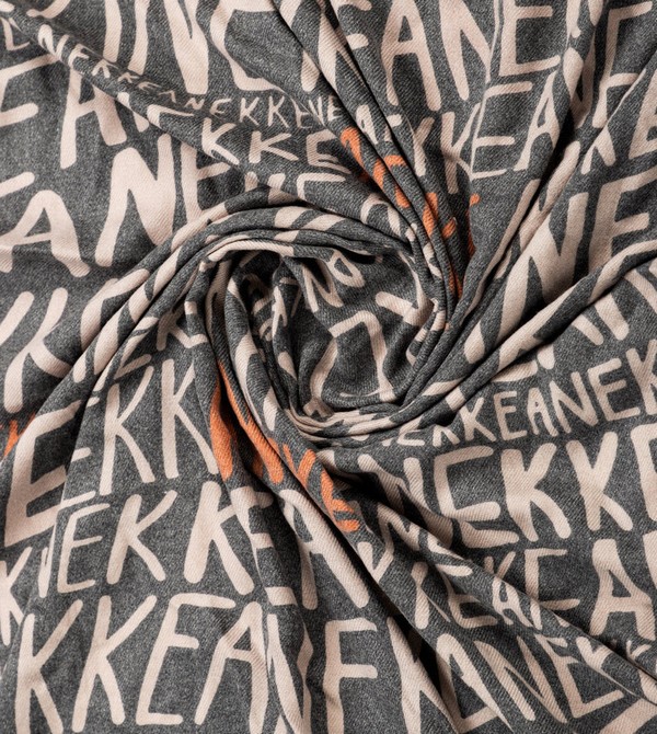 Bufanda Anekke Pashmina Logo Brown | 635HOGRYQ