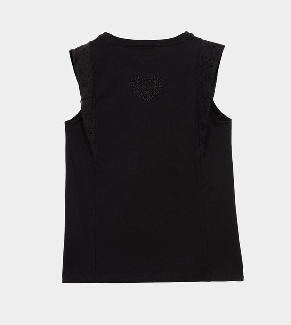 Camiseta Anekke Black Tank Top | 728HOQDNF