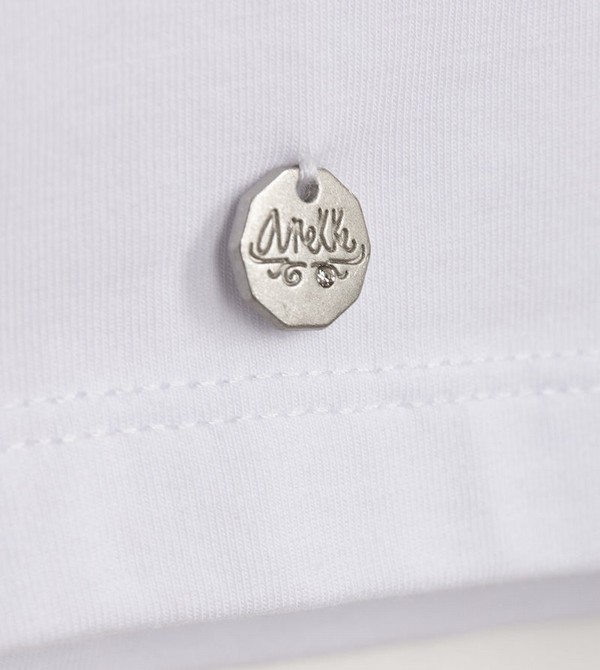Camiseta Anekke Glitter White | 956UWTBPL
