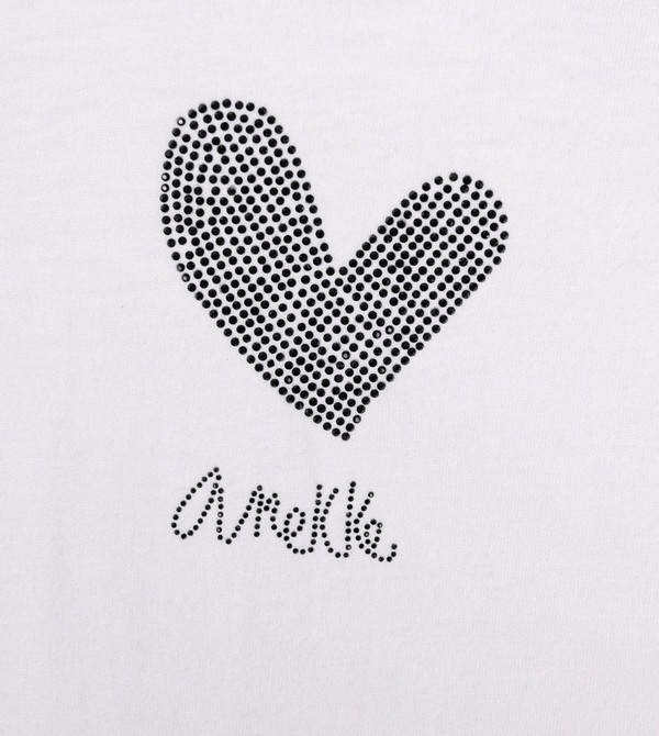 Camiseta Anekke White Crop Top | 748BMNTKU