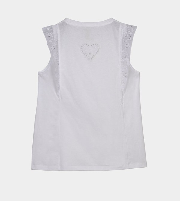 Camiseta Anekke White Tank Top | 304DBNXZL