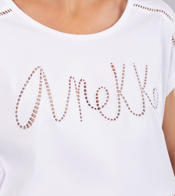 Camiseta Anekke White | 459IUCSXM
