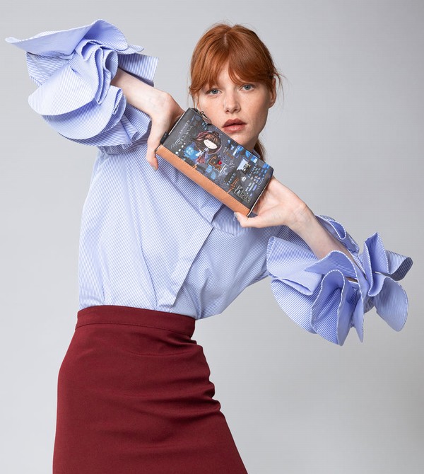 Carteras Anekke Contemporary Large Flexible Rfid | 018QIANEY