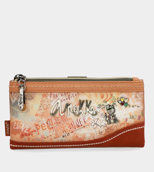 Carteras Anekke Flowers Flexible Large Rfid | 539OJRBSL