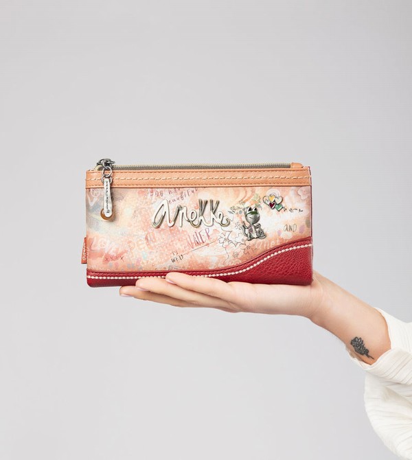 Carteras Anekke Flowers Flexible Large Rfid | 539OJRBSL