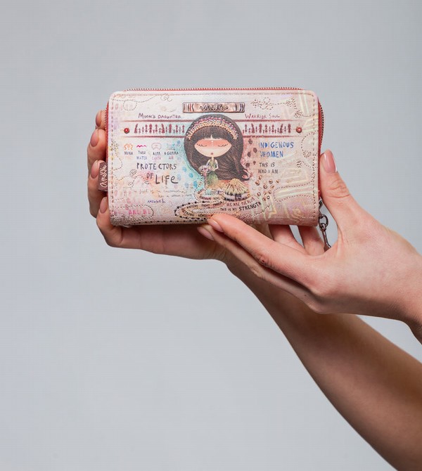 Carteras Anekke Menire Medium Rfid Embossed | 386KAYHIN