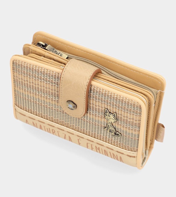 Carteras Anekke Nature Pachamama Gold Medium Rfid | 246ZQLMVX