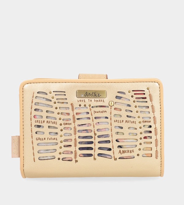 Carteras Anekke Nature Pachamama Gold Medium Rfid | 246ZQLMVX