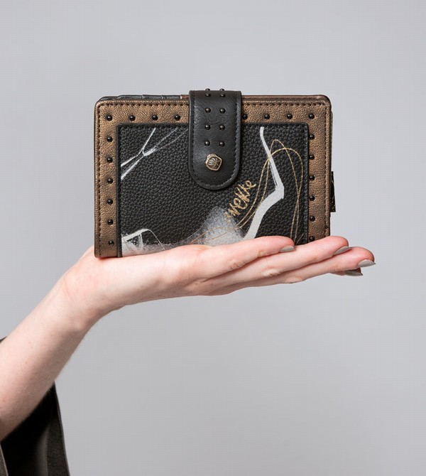 Carteras Anekke Nature Shodō Black Flexible Rfid | 564XCVOQU